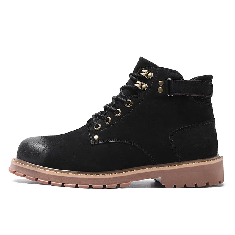 

Martin Boots Men's Genuine Leather England plus Velvet Martin Boots Men's Large Size Martin Boots Men's Genuine Leather plus Vel