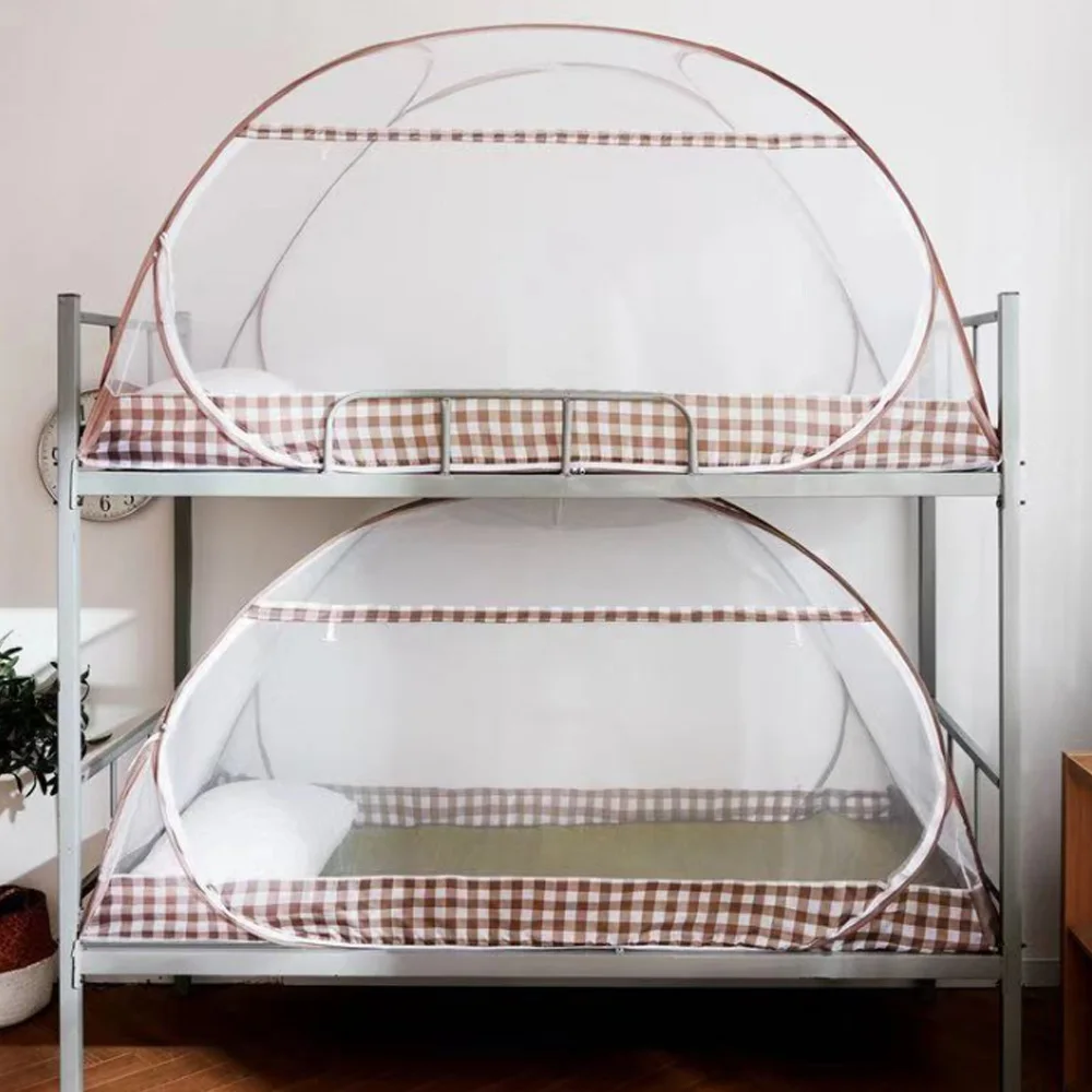 

Newest Princess Prevent Bug Insect No Installation Dormitory Double-Deck bed Mosquito Net