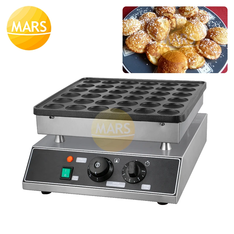 Commercial Electric Mini Pancake Waffle Maker Baker Machine Nonstick 4  Holes New