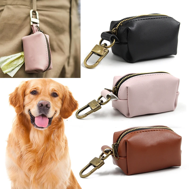

Pet Puppy Cat Pick Up Poop Bag Dispenser Portable Dog Poop Waste Bag Holder Outdoor Pets Supplies Garbage Bags Organizer 2021