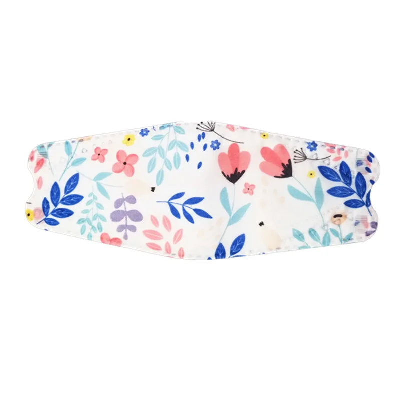 10PCS/50PCS Korea Styles Flower Adult Disposable Face Masks 4-Layers Non-woven Earloop Facial Cover Fish Shape Mouth Mask 4
