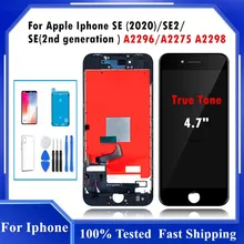 Ensemble écran tactile LCD pour Apple iPhone SE 100% SE2, 2020 testé pour iPhone A2296 A2275 A2298=