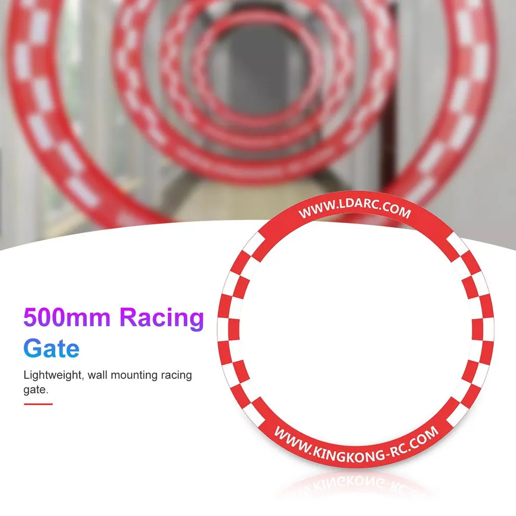 500mm Round Flying Racing Gate Game Competition Door FPV Racing Pop-up Gate for 3 Inch Tiny Whoop Race Micro FPV Drone