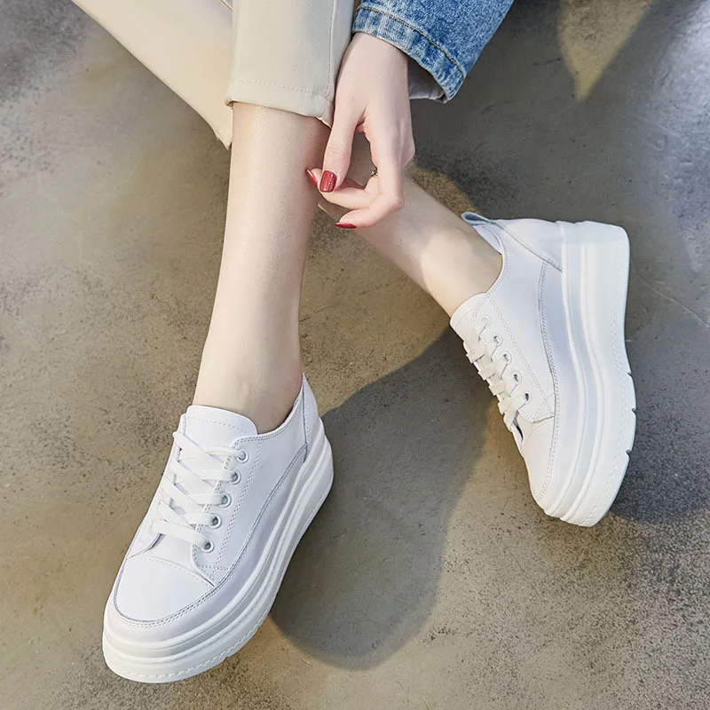

Online Celebrity 2020 Spring And Autumn New Style Korean-style Elevator WOMEN'S Shoes CHIC Versatile Thick Bottomed Platform Sho