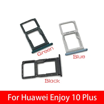 

2pcs/lot SIM Card Tray Slot Holder Replacement Part For Huawei Enjoy 10 plus