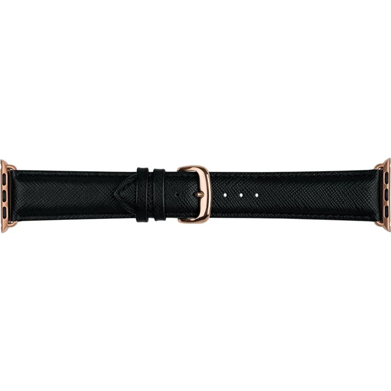 Кожаный ремешок для часов Apple Watch Dbramante1928 Madrid- Watch Strap 42mm- Night Black черный