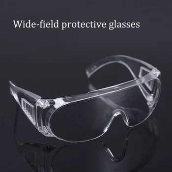 

Work Safety Clear Protective Glasses Impact-Resistant Wind Dust Proof Safety Goggles For Chemical Research Riding Welding