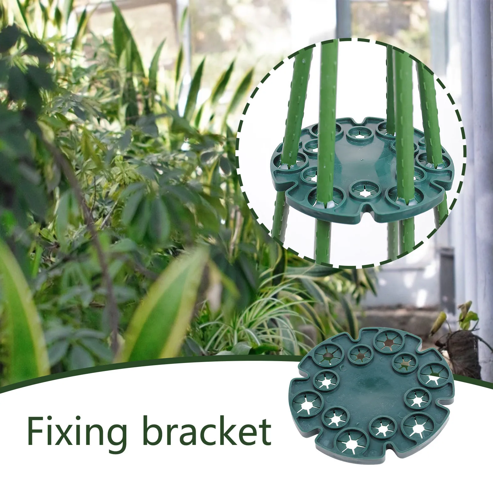 Bamboo Cane Holder Grip Support Caps For Climbing Plants Garden Stake