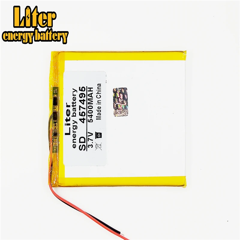 

Tablet pc 3.7V,5400mAH (polymer lithium ion battery) Li-ion battery for tablet pc 7 inch 8 inch 9inch [457495]