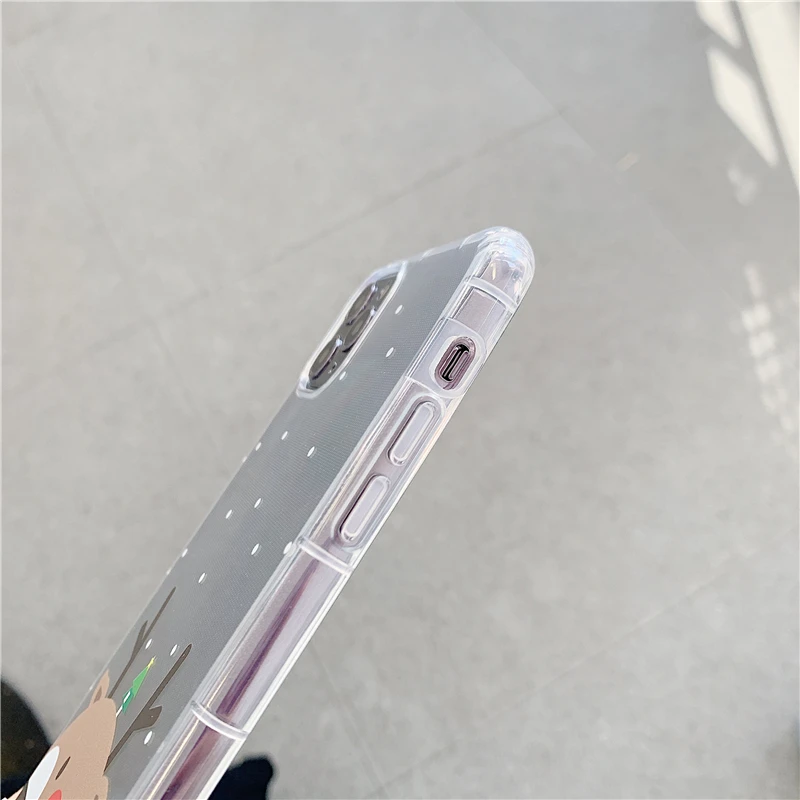 Чехол для телефона с изображением рождественской елки Милу оленя для Iphone X Xs Xsmax Xr, мягкий ТПУ чехол для Iphone 7 8 plus, задняя крышка