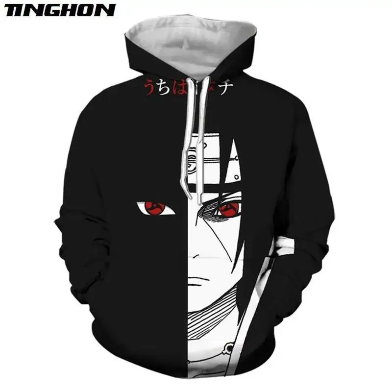XS 7XL уличная мода Наруто 3D Печатный свитшот для мальчиков спортивный костюм Sasuke