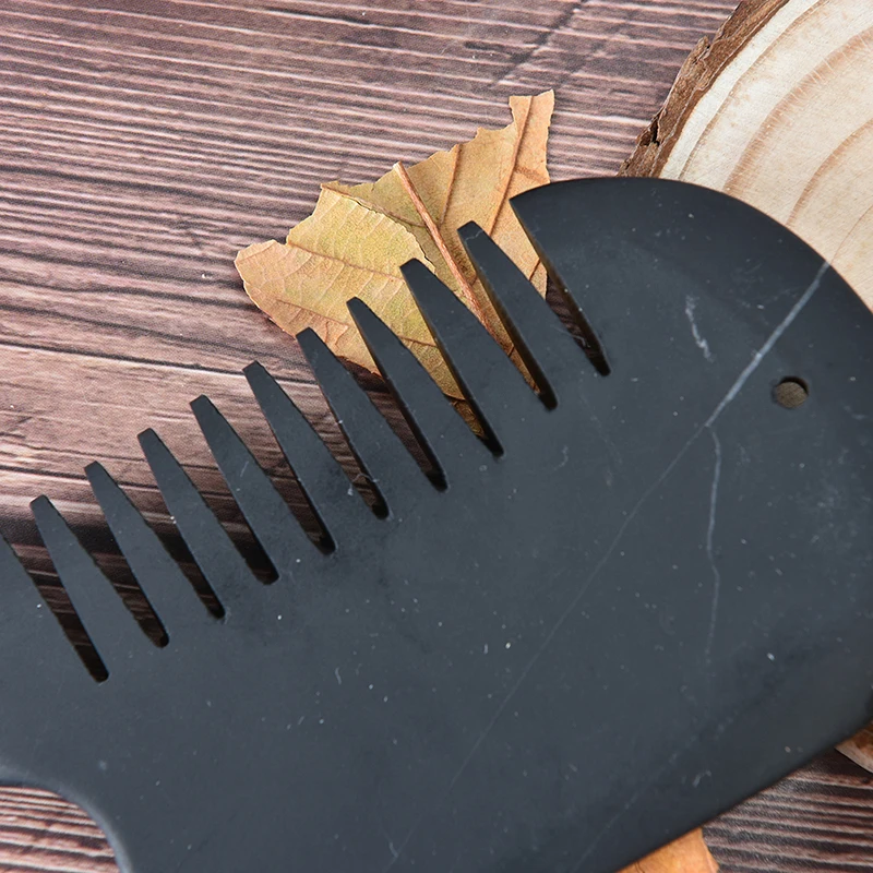 Натуральный Нефритовый камень Guasha Gua Sha доска в форме расчески массажный ручной массажер расческа для релакса забота о здоровье здоровый красота инструмент