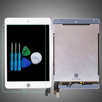 

For iPad mini 4 LCD A1538 A1550 LCD Display Touch Screen Digitizer Panel Assembly Replacement Part With Tempered Glass+Tools