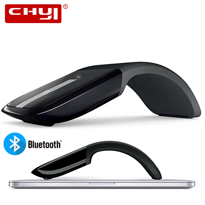 Беспроводная Bluetooth мышь CHYI ультратонкая дуговая сенсорная 1200 DPI оптическая
