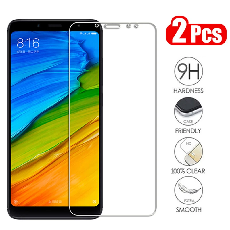 2 шт. закаленное стекло для Xiao mi Red mi Note 6 pro 5 pro 6 6A 5A 5Plus Защита экрана для Xiaomi mi 8 lite mi 8 pro A2 lite стекло