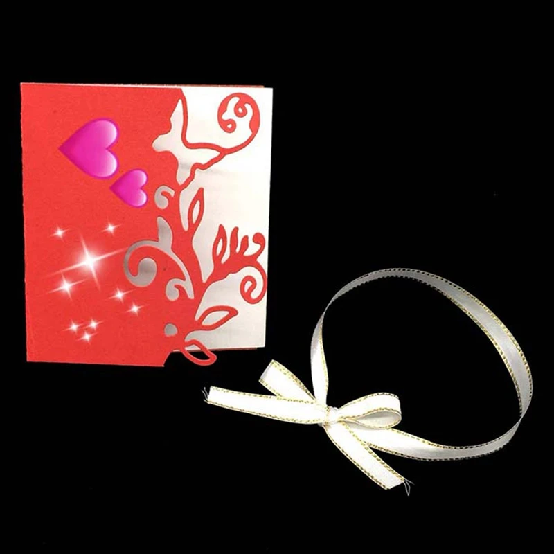 Ажурный цветок бабочка конверт поздравительная открытка металлическая режущая форма скрапбук альбом открытка бумага тиснение ремесло