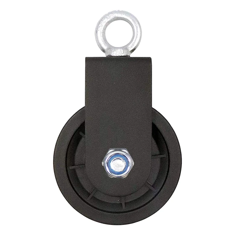 Heavy Duty Pulley, Fitness Pulley 360 Degree Rotation Traction Wheel For Home/Gym Equipment Or Lifting Blocks