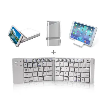 

Portable Mini Folding Keyboard, Traval Bluetooth Foldable Wireless Keypad for iphone,Android phone,Tablet,ipad,PC