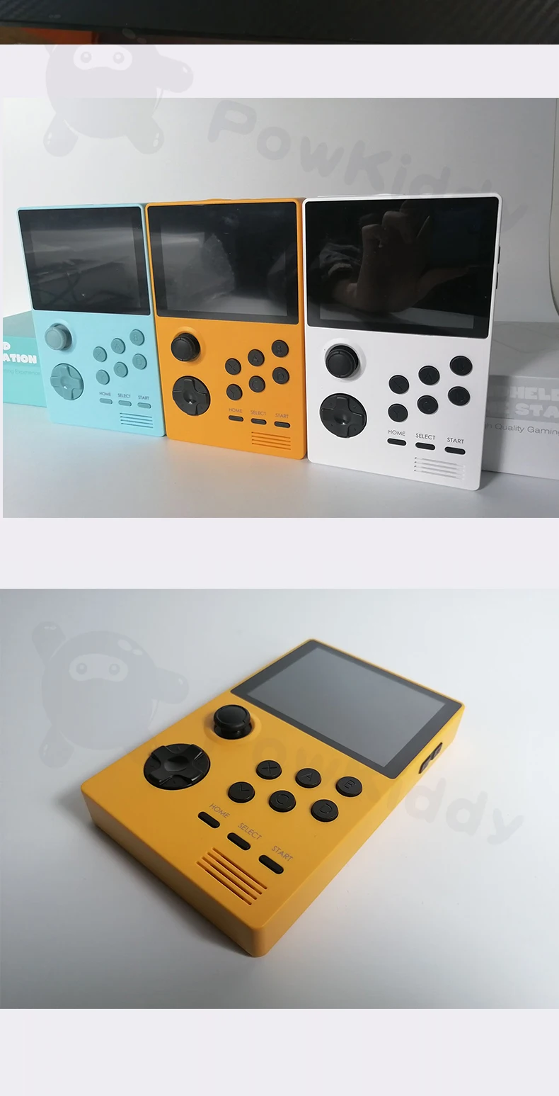 POWKIDDY A19 Pandora's Box Android supretro handheld game console IPS screen built-in 3000+games 30 3D new games WiFi download