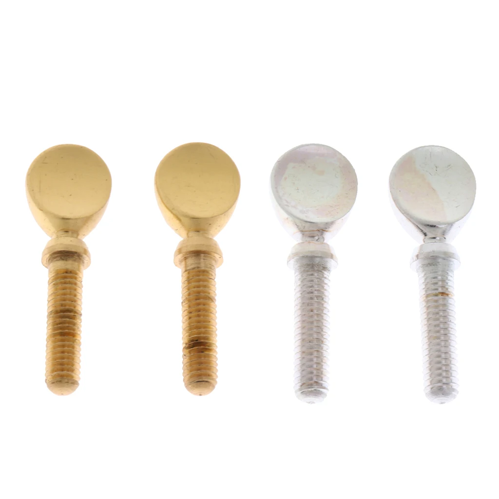 2 Pcs Saxophone Neck Screws Clarinet Clamp Screw for Woodwind Instrument