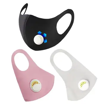 

New Children'S Masks Anti-Dust Protective Mask Anti-Odor Anti-Spit Mask Anti-Fog Washable Mask With Breathing Valve 1Pcs