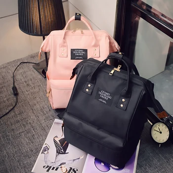 

Fashion Backpack High-capacity Knapsack Women Backpack Pure Color Teenager Backpack Female Bag Mochila Bagpack Shoulder Bag 2019