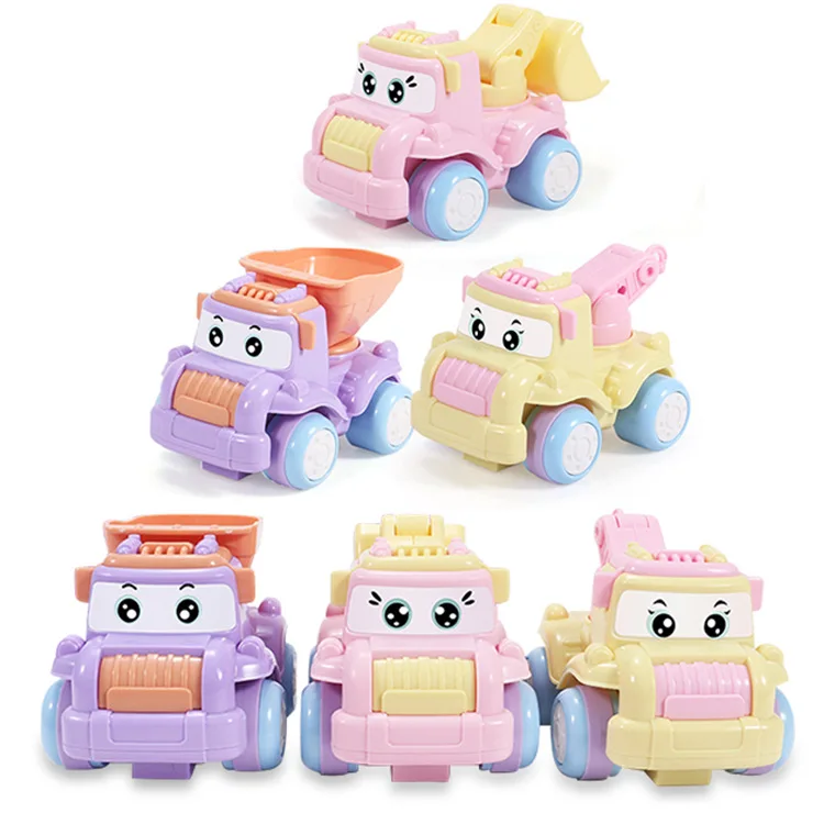 

CHILDREN'S Toy Car Boy Educational Engineering Vehicle 1-3-5 a Year of Age Inertia Car Model Set Gift Toy