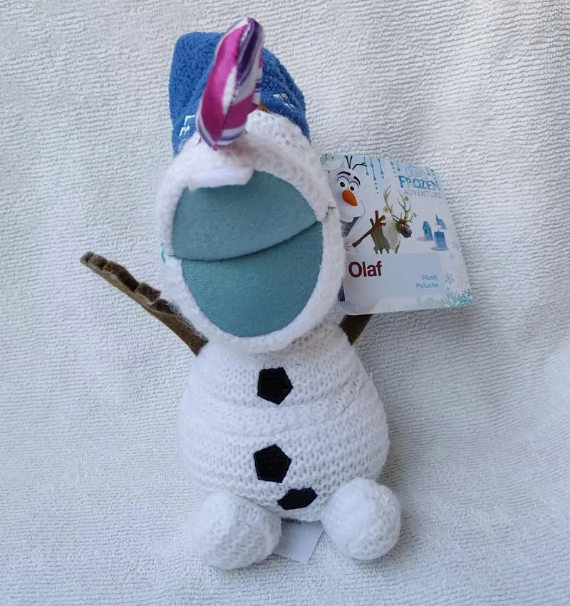 Аутентичный Олаф плюшевый снеговик плюшевый сидящий животное