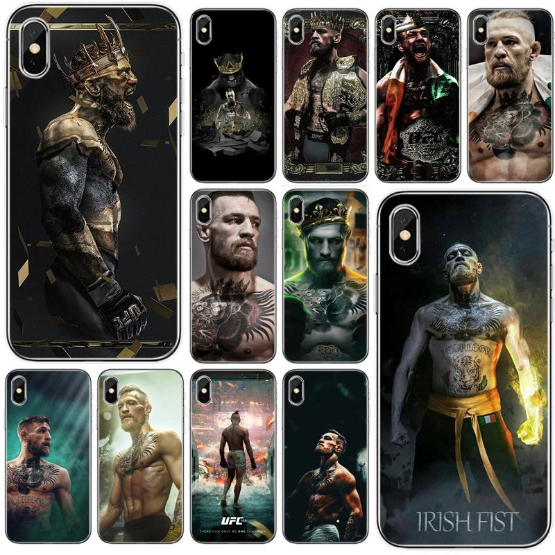 Conor Mcgregor The King Cover Soft Silicone TPU Phone Case For iPhone 5 5S SE 6 6plus 7 8 plus X XS XR Max 11 | Мобильные телефоны