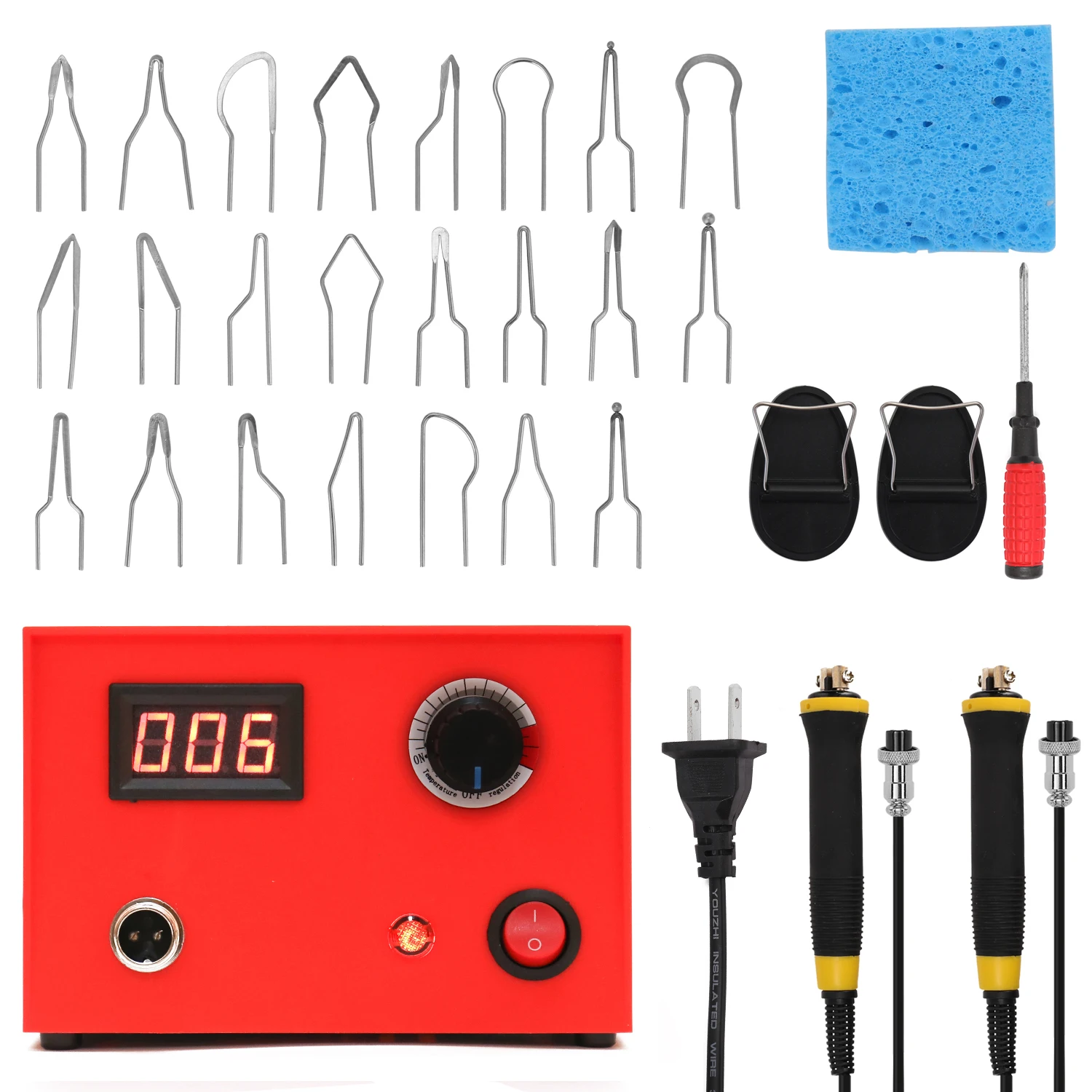 

New Multifunctional Digital Electric Gourd Wooden Pyrography Machine Pointer Instrument with 23pcs Heating Pen Heads