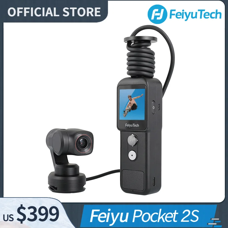 FeiyuTech Feiyu Pocket 2S Wearable Light 3-осевая стабилизированная на карданном подвесе