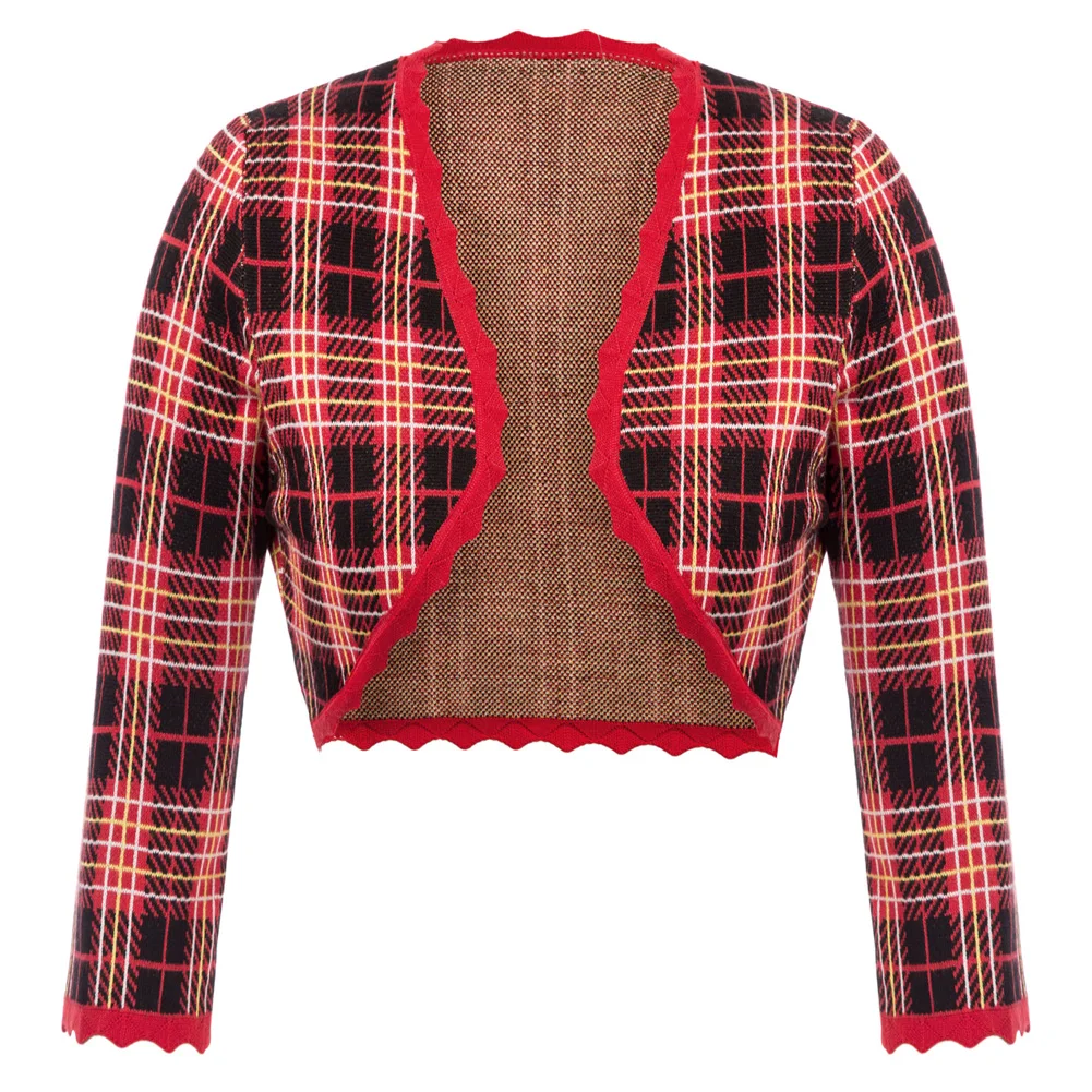 

Women Tops Paties 65%Viscose+35%Acrylic High Stretchy Cardigan Vacation