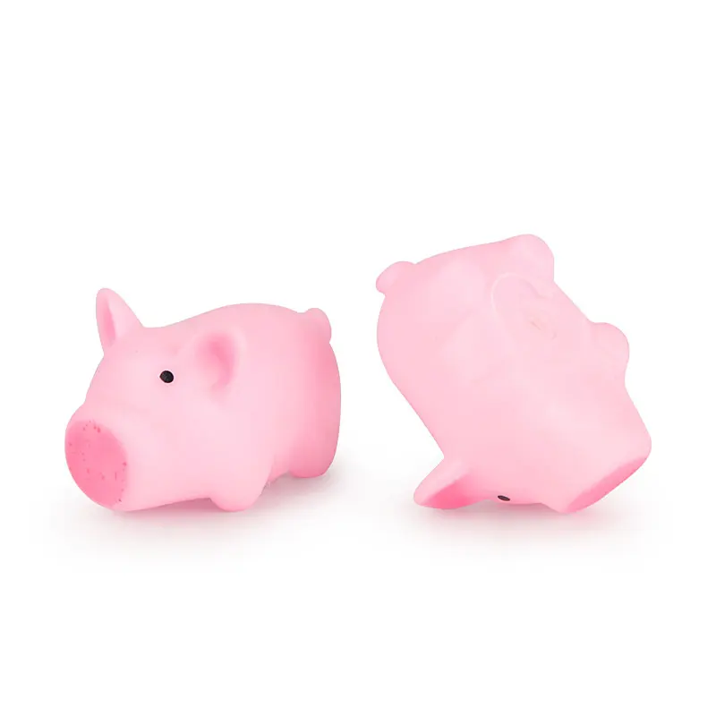 10pcs Pink Pig Sound Pet Toy Small Pig Cat Dog Toy For Teddy Puppy Squeak MIni Pig Dog Toys 5
