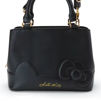 

New HelloKitty black diagonal shoulder bag leather tote XW-4445