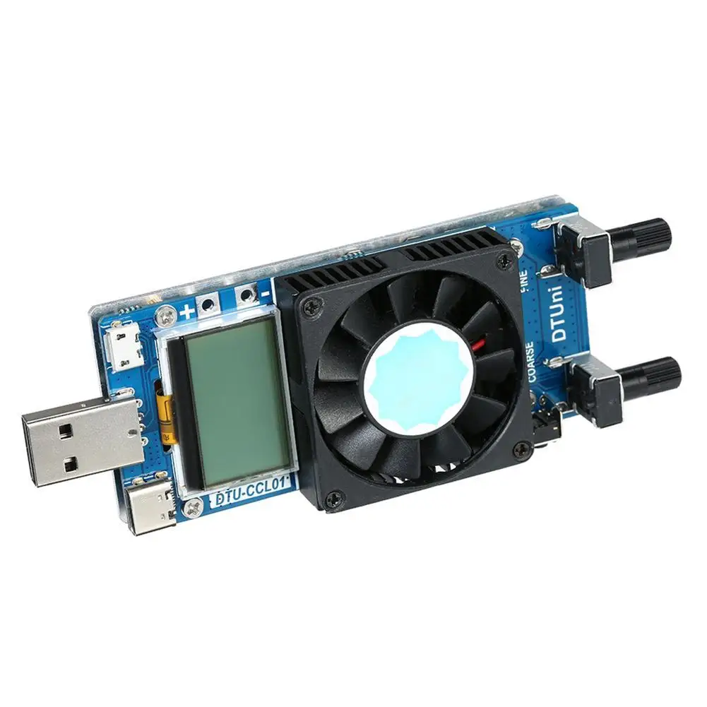 

0.2A-3A 35W LCD USB Electronic Load Module Adjustable Constant Battery Tester