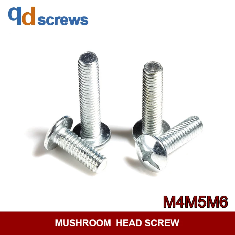 

4.8 M4M5M6 Mushroomhead cross large flat head Phillip Truss screw JIS1111 GB973