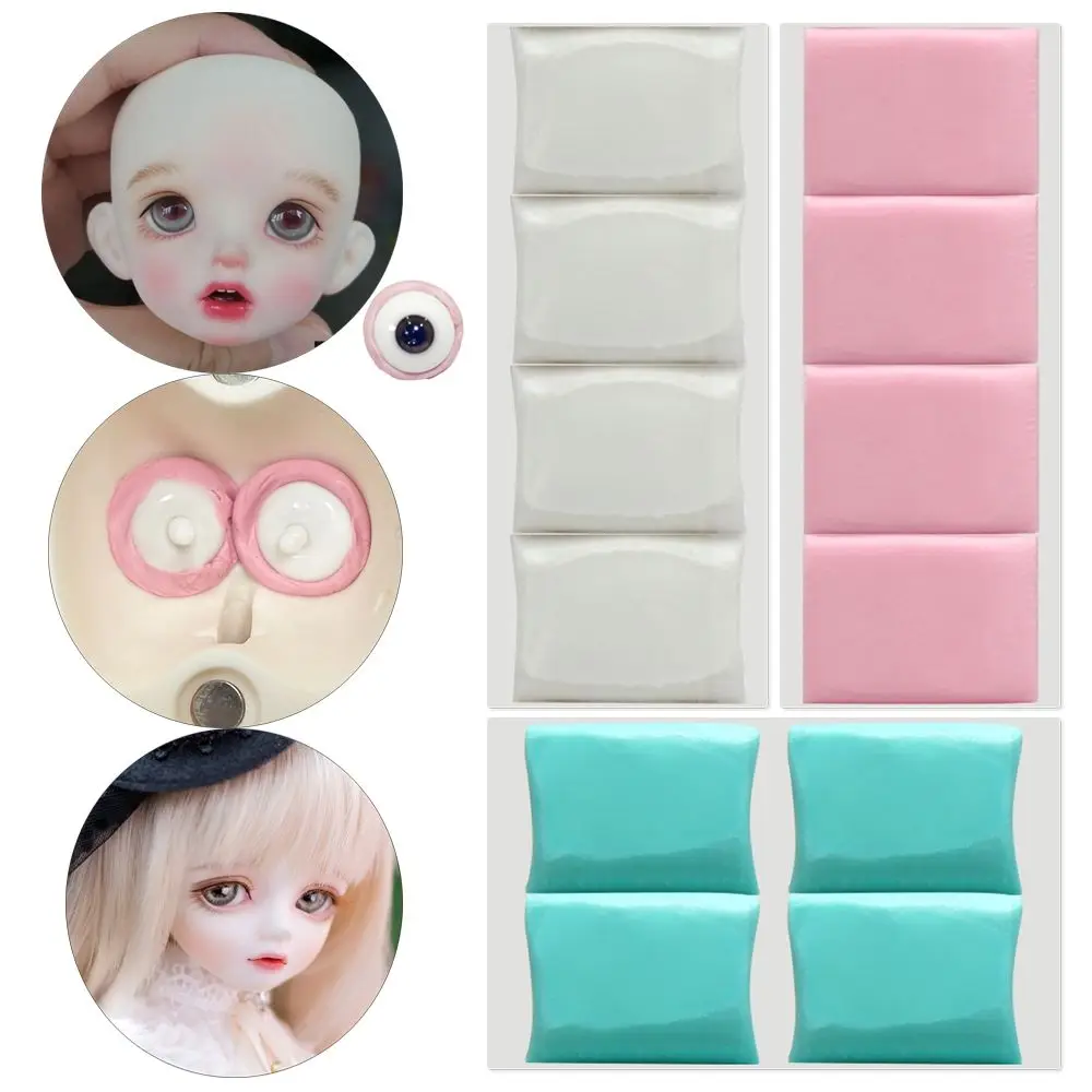 Doll accessories pants hem tape doll clothes accessories plush doll accessories doll eyewear accessories glass doll eyes doll bag toys doll eyelashes 4/16Pcs for Doll