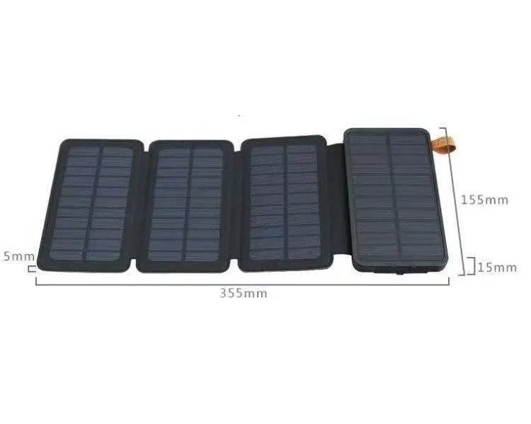 99000mah Power Bank Solar Fast Charging LED Light Portable Phone Charger External Battery Waterproof 3 Solar Panel Charge best portable phone charger Power Bank