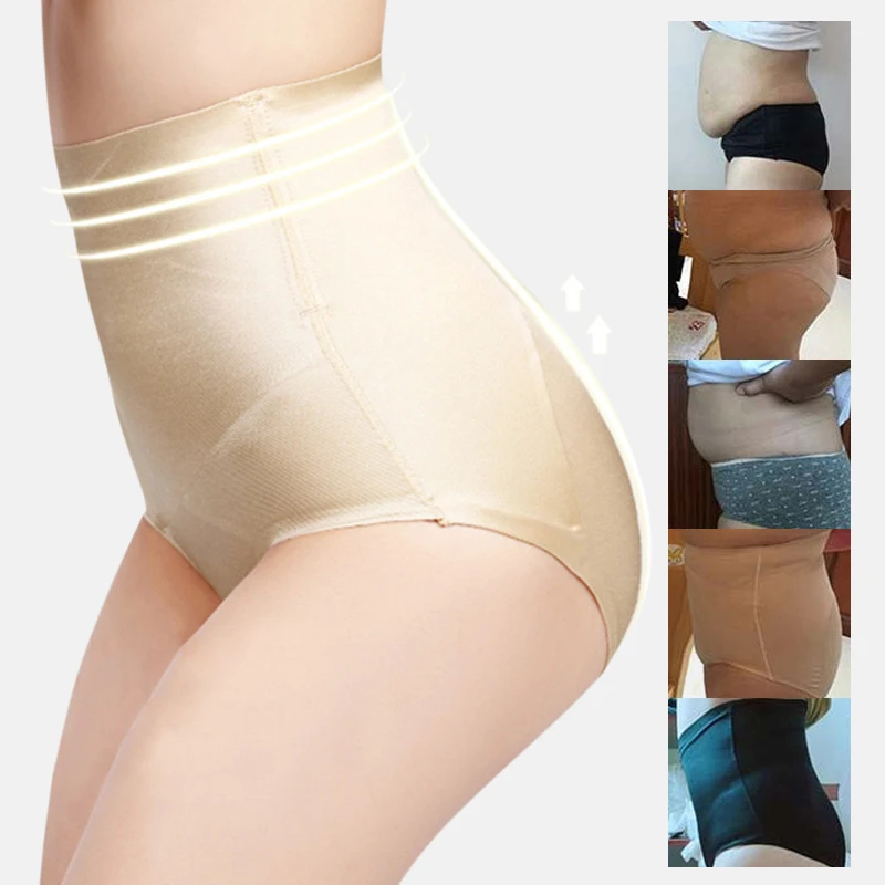 

Postpartum Abdomen Underwear Women High Waist Hip Shaping Pants No Trace Stomach Slimming Body Thin Section