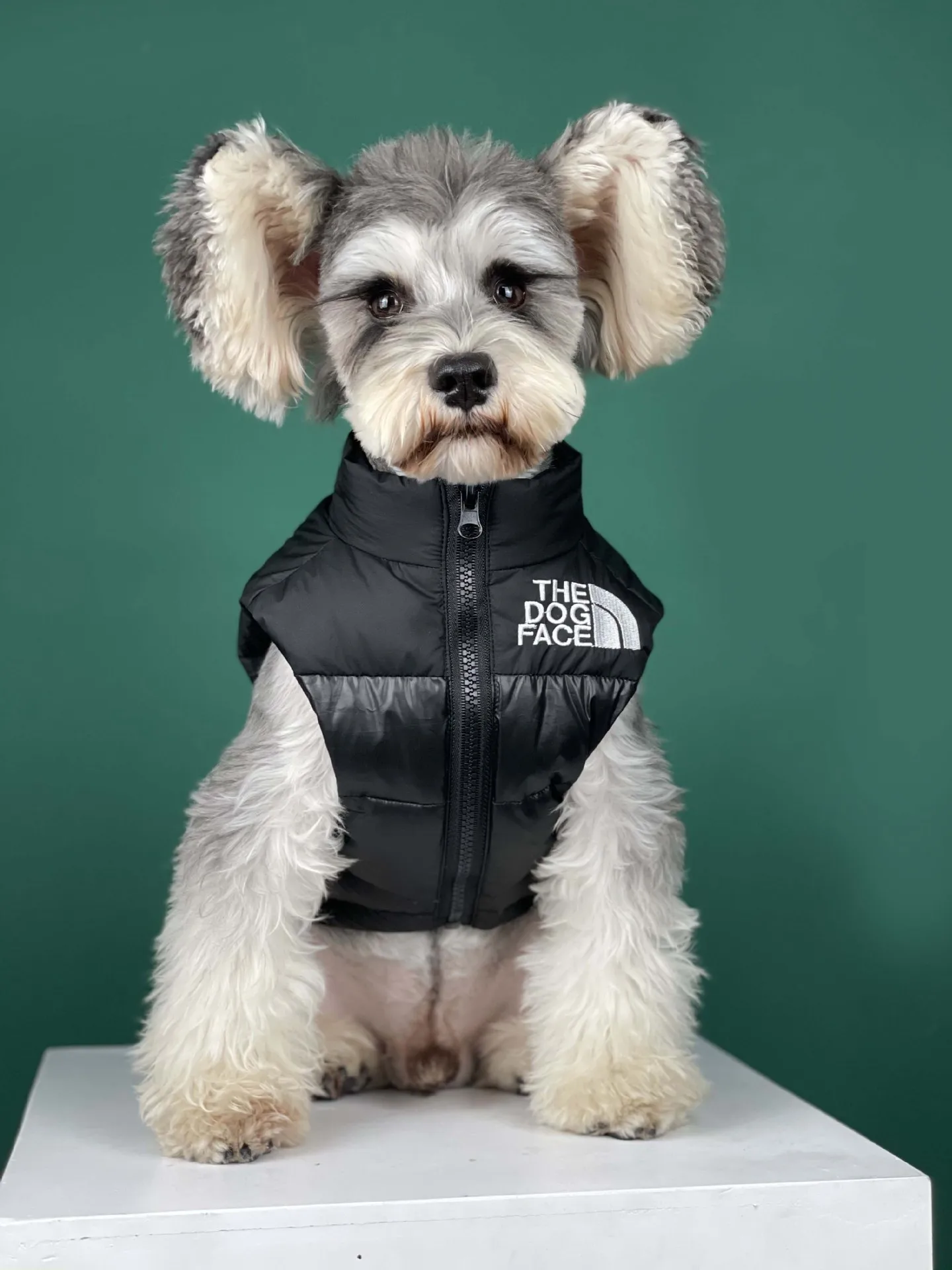 Dog Warm Thick White Duck Down Vest The Dog Face Winter Puppy Pet