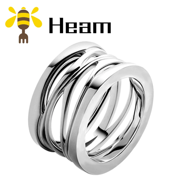 Heam,, высокое качество, Стерлинговое Серебро 925 пробы, болгарийская пара, кольцо для женщин, полые формы, модные классические ювелирные изделия, свадебный подарок