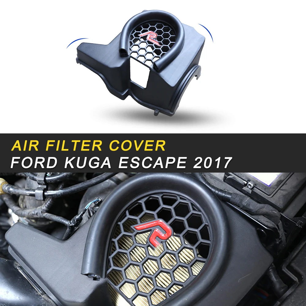 

Air Filter Cover Vent Box Cover Accessories For Ford KUGA Escape 2017 2018 Car Styling
