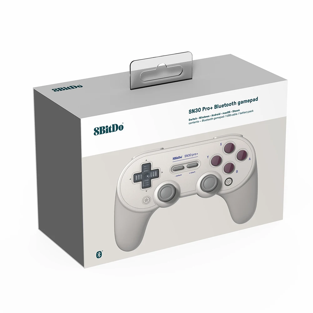 8Bitdo SN30 Pro+ Bluetooth Gamepad For Switch Black Edition / SN Edition / G Classic Edition(Optional) Cordless Controller