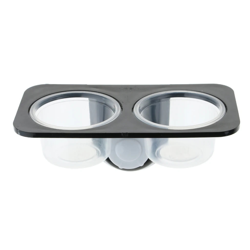 Reptiles & Amphibians Lizard Gecko Suction Cup Feed Bowls Food Container with Bowl for Reptile Food and Water Feeding