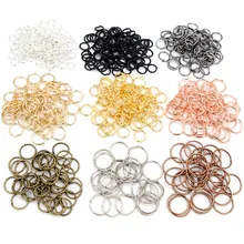 Jewelry Findings Jump-Rings Metal Diy Single-Loops 200pcs/Lot for Open 3/4/5-/..