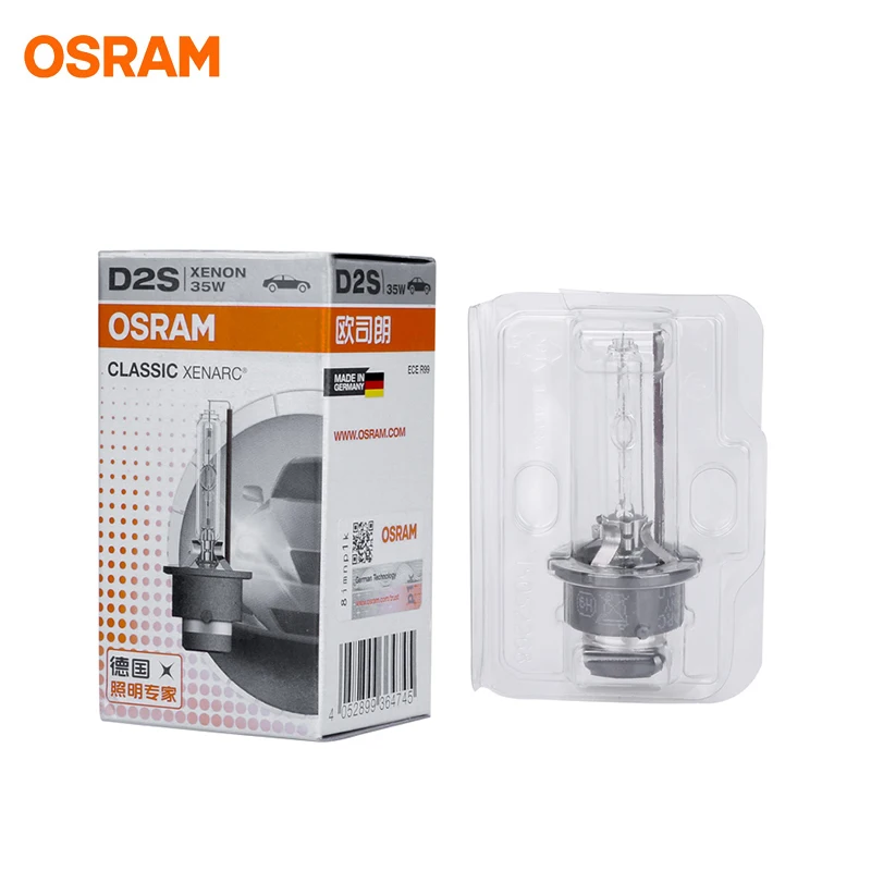 Лампа Ксеноновая OSRAM цельнокроеное платье D4S D1S D2R D3S Xenon12V 35 Вт Классический
