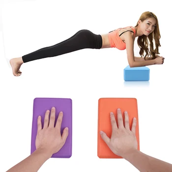 EVA Gym Blocks Foam Brick Training Exercise Fitness Set Tool Yoga Bolster Pillow Cushion Stretching