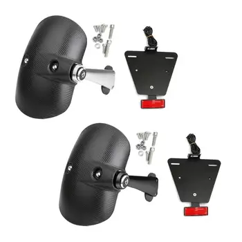 

Artudatech Motorcycle CNC Rear Fender Bracket + License Plate For BMW R NINE T 2014-2018 Rear Mudguard Fender Motor Accessories