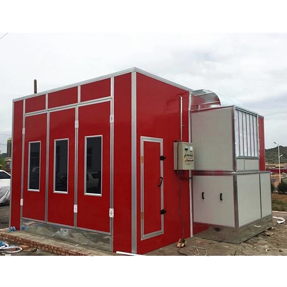 Автомобильная покрасочная камера, открытая покрасочная камера - Цвет: Красный