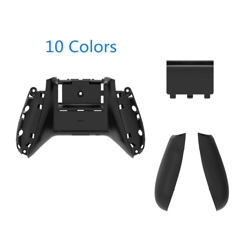 

RETROMAX For Xbox One Slim Case Back With Grips And Battery Cover For Xbox One Slim Wireless Controller Back Shell 10 Colors